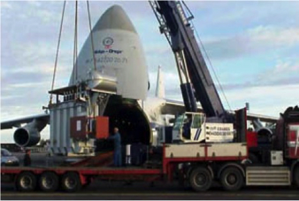 Autoclave Plant to Barbados Loading to Charter Aircraft